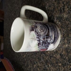 Vintage Otagiri Sunrise Design Steam Locomotive Mug  Japan